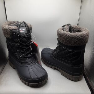Cougar Black and Brown Winter Boots
